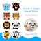Wrapables Animal Sticker Roll, Stickers for Sealing Cards, Envelopes, Gift Boxes, Festive Party Favors (500pcs), Safari